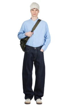 5 Pocket Denim Pants - Navy