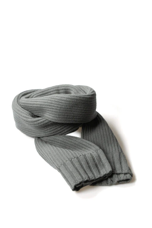 5G Ribbed Muffler - 2 Color Choices -Lemaire Shop Still by Hand 5G Ribbed Muffler 2 Color Choices GD04233 noe 01