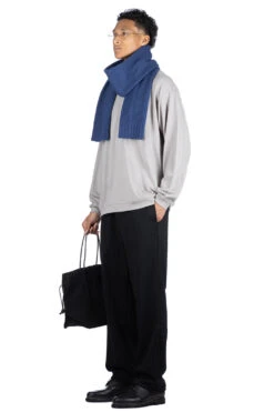 5G Ribbed Muffler - 2 Color Choices -Lemaire Shop Still by Hand 5G Ribbed Muffler 2 Color Choices GD04233 noe 12 m