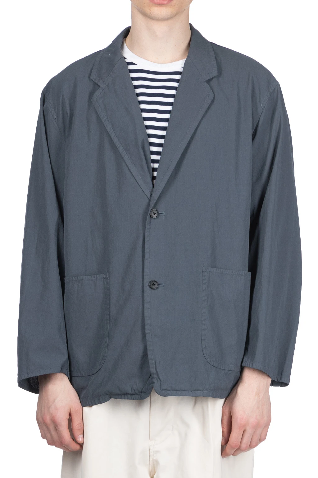 Garment-Dye 2B Jacket - Blue Grey 2 Garment-Dye 2B Jacket - Blue Grey - Image 2