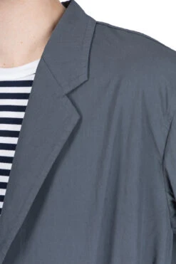 Garment-Dye 2B Jacket - Blue Grey 12 Garment-Dye 2B Jacket - Blue Grey -Lemaire Shop Still by Hand Garment Dye 2B Jacket Blue Grey JK01241OS BG 05