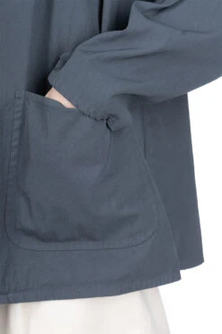 Garment-Dye 2B Jacket - Blue Grey 13 Garment-Dye 2B Jacket - Blue Grey -Lemaire Shop Still by Hand Garment Dye 2B Jacket Blue Grey JK01241OS BG 06