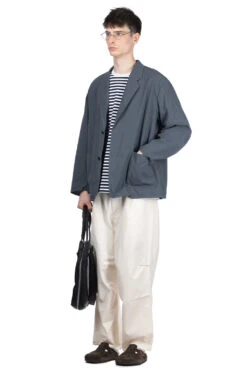 Garment-Dye 2B Jacket - Blue Grey 14 Garment-Dye 2B Jacket - Blue Grey -Lemaire Shop Still by Hand Garment Dye 2B Jacket Blue Grey JK01241OS BG 08