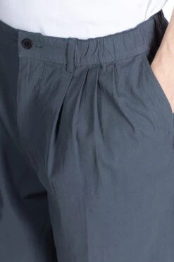 Garment-Dye 4 Tuck Pants - Blue Grey 12 Garment-Dye 4 Tuck Pants - Blue Grey -Lemaire Shop Still by Hand Garment Dye 4 Tuck Pants Blue Grey PT02241OS BG noe 05