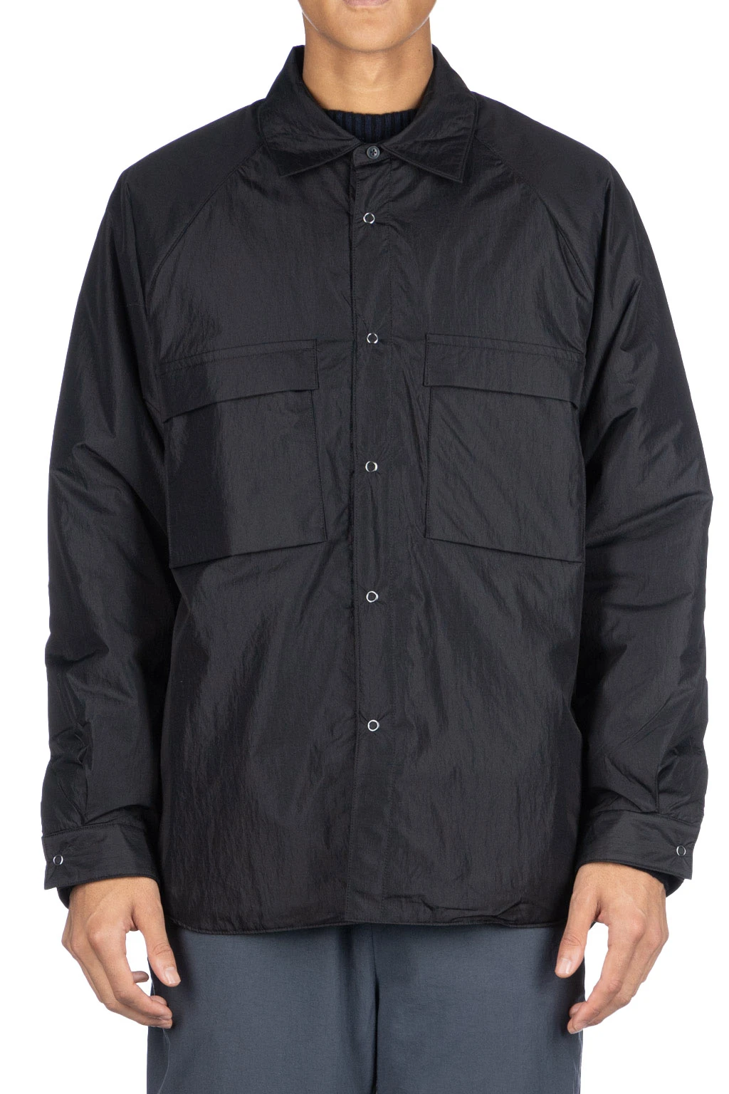 Micro Rip Padded Shirt - Black 2 Micro Rip Padded Shirt - Black - Image 2