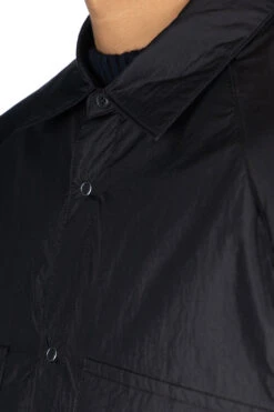 Micro Rip Padded Shirt - Black 12 Micro Rip Padded Shirt - Black -Lemaire Shop Still by Hand Micro Rip Padded Shirt Black BL02233 BK ta 05
