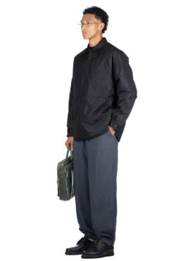 Micro Rip Padded Shirt - Black 14 Micro Rip Padded Shirt - Black -Lemaire Shop Still by Hand Micro Rip Padded Shirt Black BL02233 BK ta 07