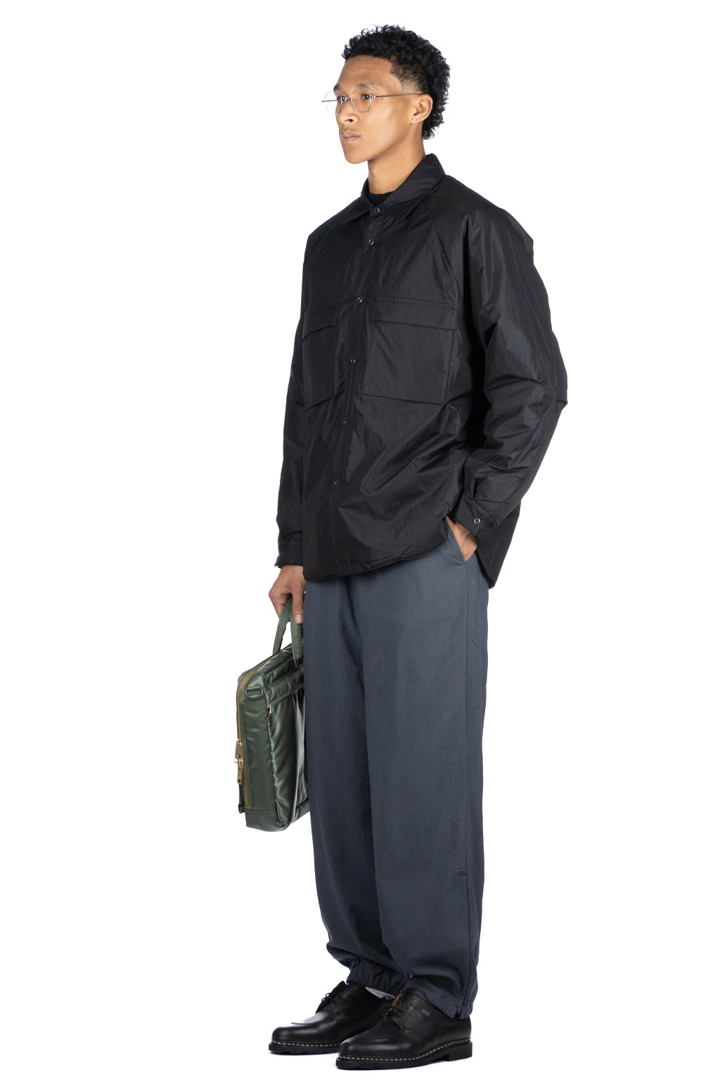 Micro Rip Padded Shirt - Black 7 Micro Rip Padded Shirt - Black - Image 7