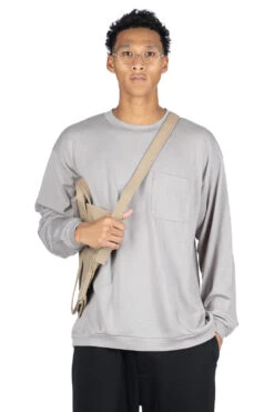 Washable Wool LS Top - Grey