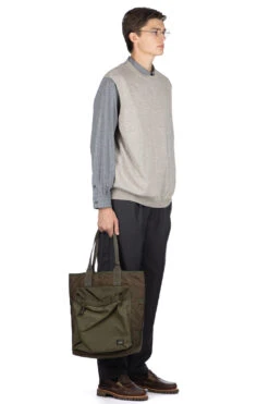 Yak Mix Cotton Vest - Taupe 13 Yak Mix Cotton Vest - Taupe -Lemaire Shop Still by Hand Yak Mix Cotton Vest Taupe KN07233 TP 07