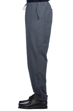 Zipped Hem Nylon Pants - Blue Grey 10 Zipped Hem Nylon Pants - Blue Grey -Lemaire Shop Still by Hand Zipped Hem Nylon Pants Blue Grey PT02233 BG noe 03