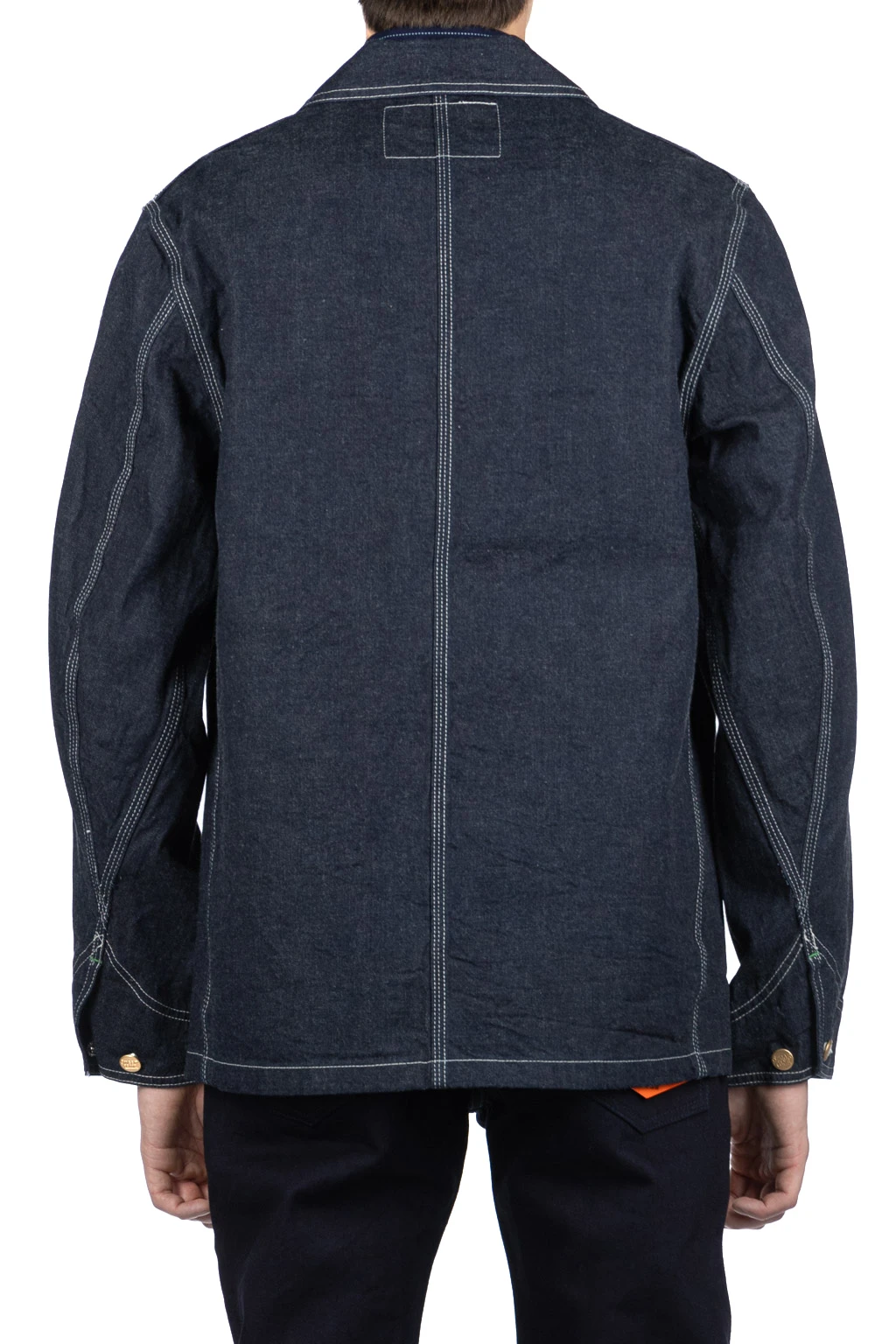 11oz Blue Denim Work Coat 4 11oz Blue Denim Work Coat - Image 4