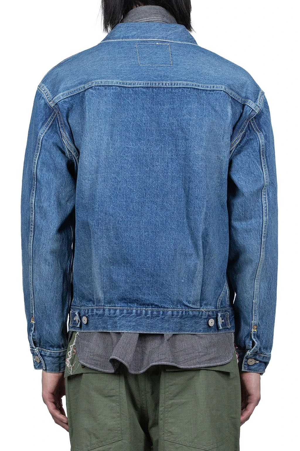 14.25oz TYPE II Denim Jacket 1953 Model - Aged Model 4 14.25oz TYPE II Denim Jacket 1953 Model - Aged Model - Image 4