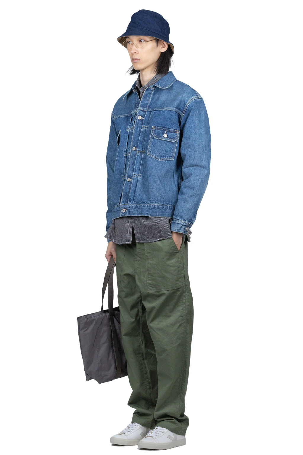 14.25oz TYPE II Denim Jacket 1953 Model - Aged Model 8 14.25oz TYPE II Denim Jacket 1953 Model - Aged Model - Image 8