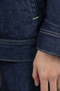 12.75oz Refined Denim Jean Jacket - Indigo 13 12.75oz Refined Denim Jean Jacket - Indigo -Lemaire Shop Tigre Brocante 1275oz Refined Denim Jean Jacket Indigo JK 21 TB165 06