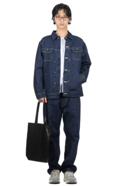 12.75oz Refined Denim Jean Jacket - Indigo 15 12.75oz Refined Denim Jean Jacket - Indigo -Lemaire Shop Tigre Brocante 1275oz Refined Denim Jean Jacket Indigo JK 21 TB165 09