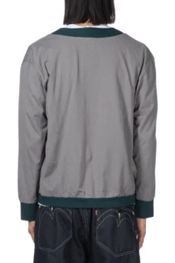 Cotton Old School Cardigan - Grey -Lemaire Shop Tigre Brocante Cotton Old School Cardigan Grey UJK56F3 04