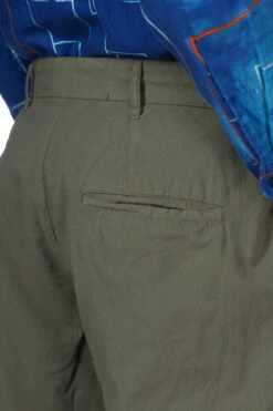 Stripe Pleated Wide Pants - Khaki -Lemaire Shop Tigre Brocante Stripe Pleated Wide Pants Khaki PT99TB31 06