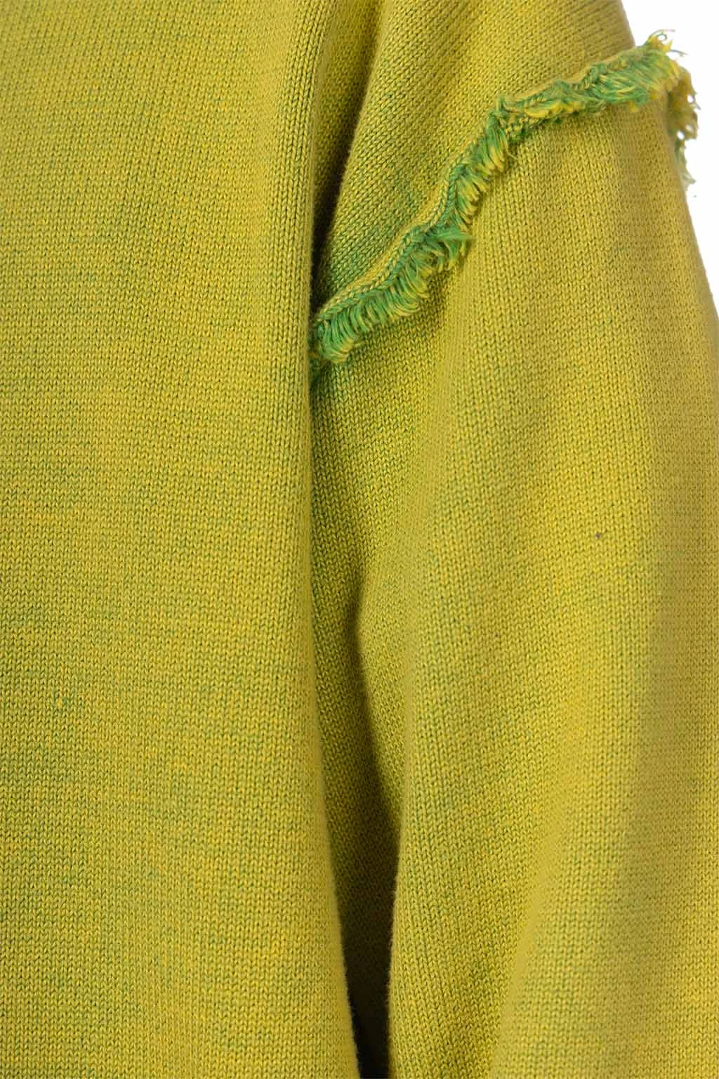 Reversible Washed Cardigan - Green 9 Reversible Washed Cardigan - Green - Image 9