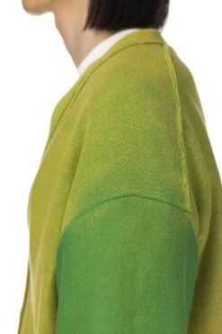 Reversible Washed Cardigan - Green 22 Reversible Washed Cardigan - Green -Lemaire Shop UNUSED Reversible Washed Cardigan Green US2437 002 20 m