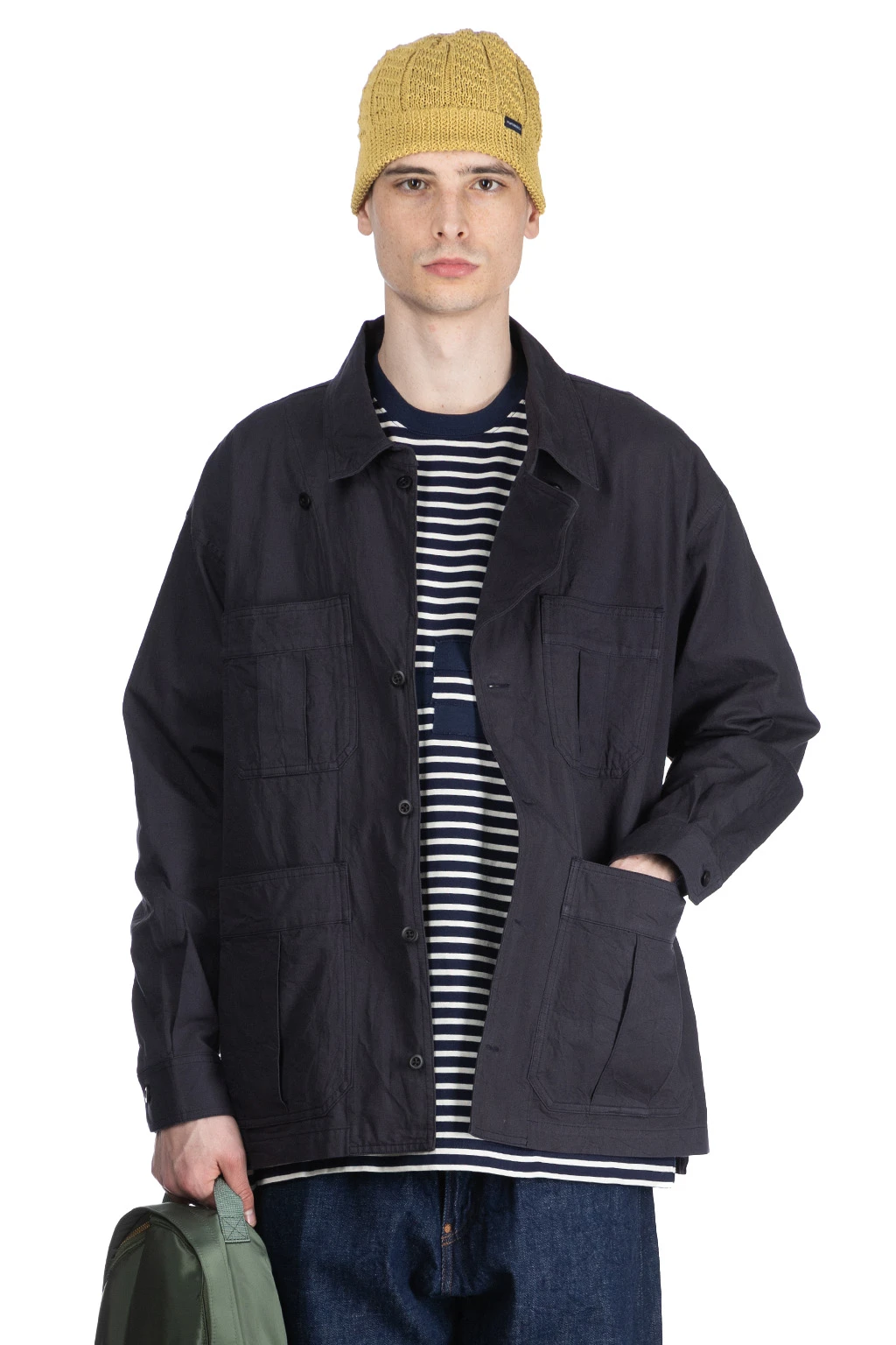 Military Shirt Jacket - Dark Navy 1 Military Shirt Jacket - Dark Navy