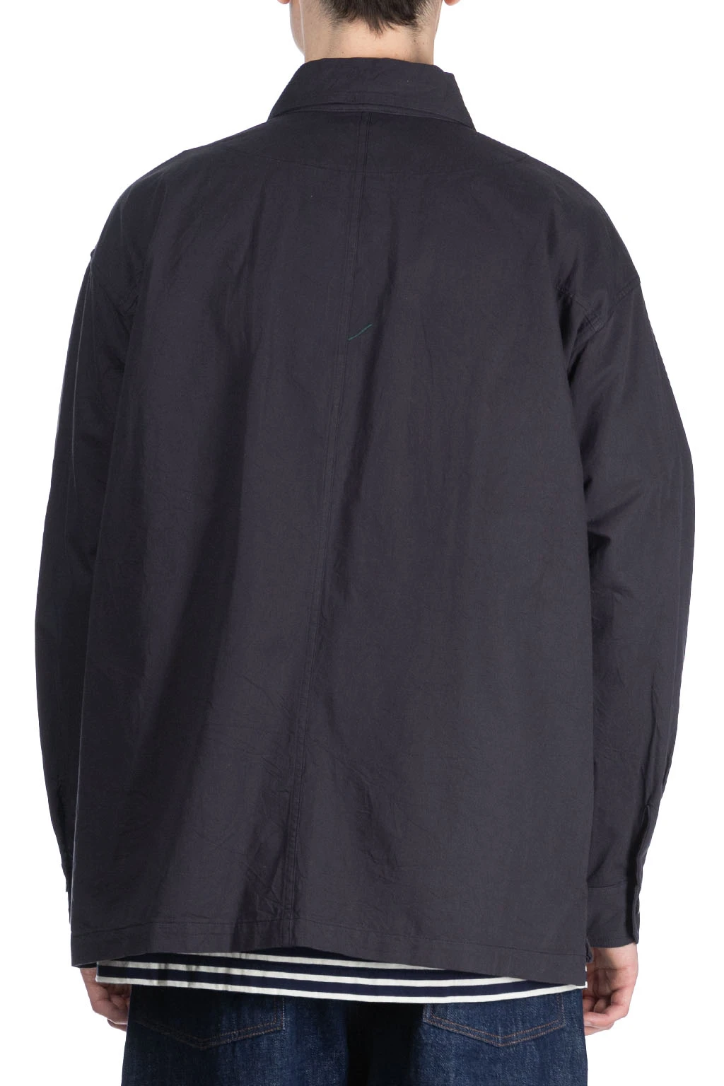 Military Shirt Jacket - Dark Navy 4 Military Shirt Jacket - Dark Navy - Image 4