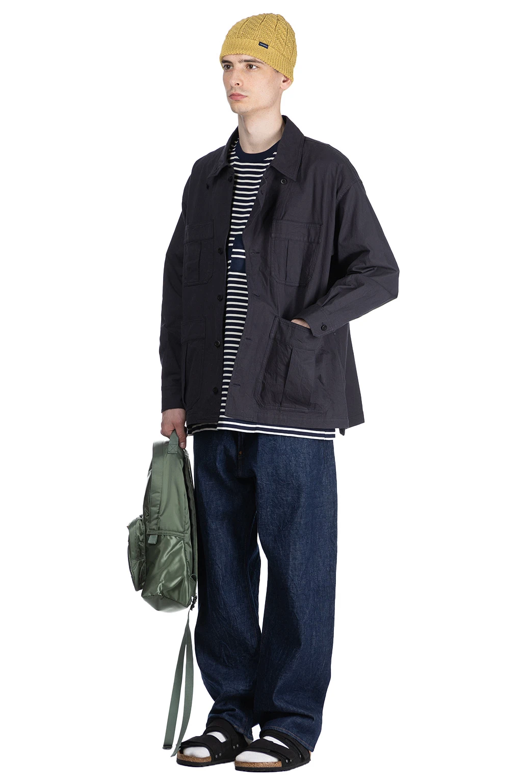 Military Shirt Jacket - Dark Navy 9 Military Shirt Jacket - Dark Navy - Image 9